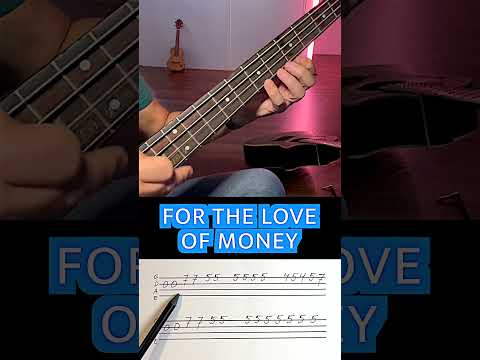 FOR THE LOVE OF MONEY