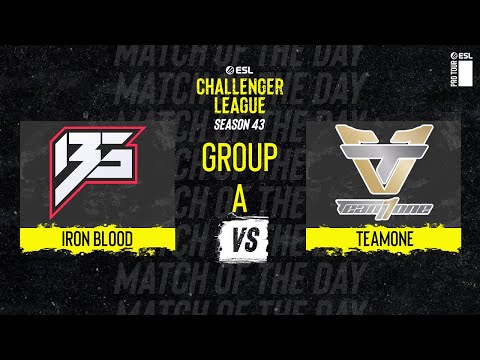 Iron Blood vs. TeamOne - Map 2 [Nuke] - ESL Challenger League Season 43 - NA - Group A