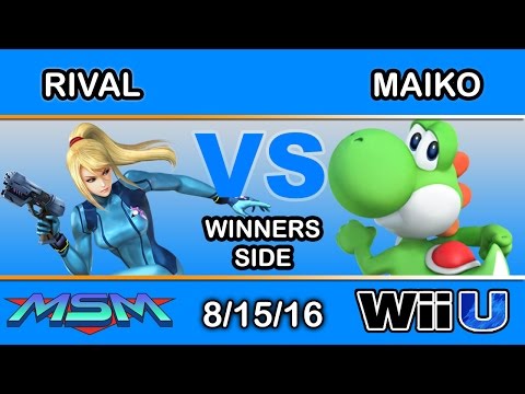 MSM 62 - Rival (Zero Suit Samus) Vs. DYS | Maiko (Yoshi) Winners Side - Smash Wii U