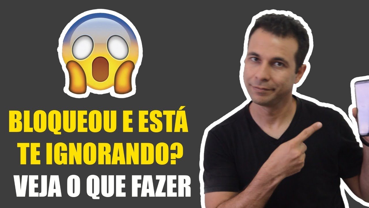 BLOQUEOU E SUMIU? 😱 FAÇA ISSO