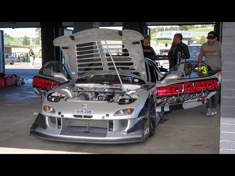 LOUD 20B Turbo FD RX-7 at Rotary Revival 2022
