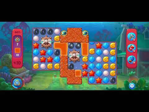 Fishdom Ads Mini Games 🤩 NEW HARD LEVEL 6471 🤩 Help The Fish #fishdom #games #savethefish #ads