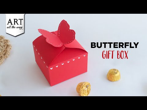 Butterfly Gift Box | DIY Chocolate box | Paper crafts | Party Favors | Valentine's Day gift ideas