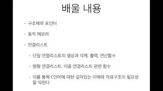 널널한 교수의 고급 C 강의 소개편(널널한 교수의 고급 C언어)