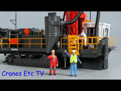 SSM Sandvik DR412i Rotary Blast Hole Drill Rig by Cranes Etc TV