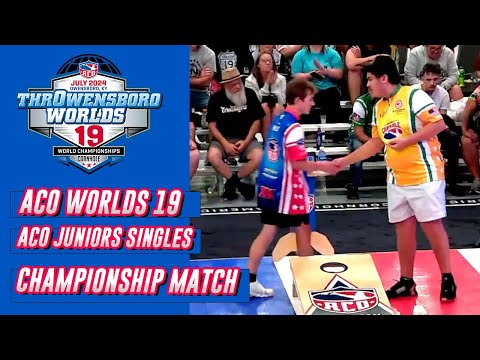 Bryce Jefferson vs Isaac Hurt - Juniors Singles Championship Match - ACO Worlds 19