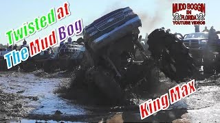 Monster Truck   "King Max" Gets Twisted Up at the Mud Bog.