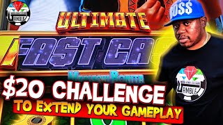 Going for a BIG WIN 💵 Ultimate Fast Cash 🎰 20 Dollar Challenge || Ep 0042