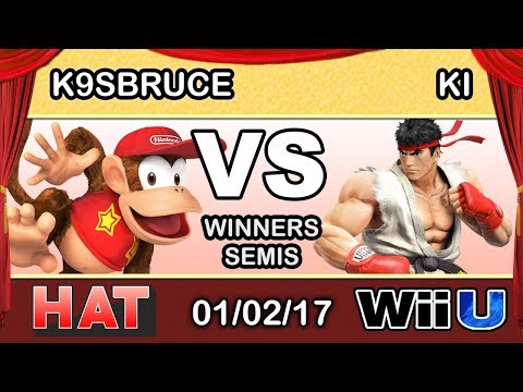 HAT 3 - K9sBruce (Diddy) Vs. Ki (Ryu) Winners Semis - Smash 4