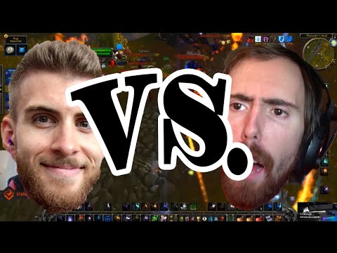 Venruki vs. Asmongold (100+ player WoW classic PvP brawl)