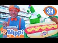 Blippi Hits It Out Of The Park More Home Run Baseball Blippi And Meekah Best Friend Adventures