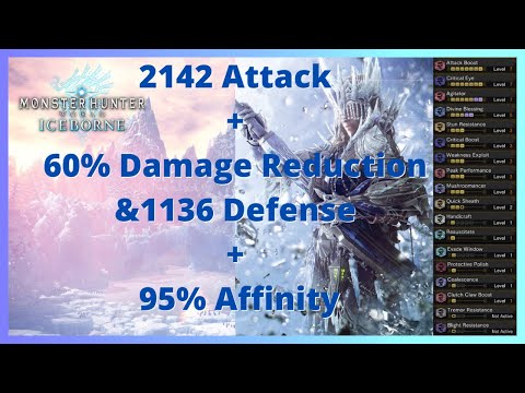 [MHW] Best Longsword Build · Peak Performance (Easy Decorations) モンスターハンターワールド：アイスボーン 太刀のおすすめ装備 (5)