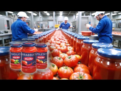 Wie entsteht Barilla Pastasauce? | Industrielle Herstellung trifft italienische Tradition