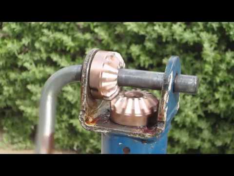 The results of replacing the gears on an old Atwood boat trailer jack