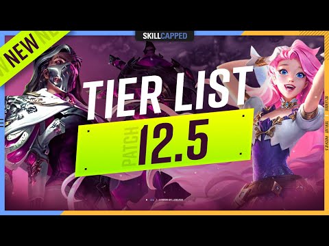 NEW TIER LIST PATCH 12.5: The FALL OF TOP LANE? - League of Legends