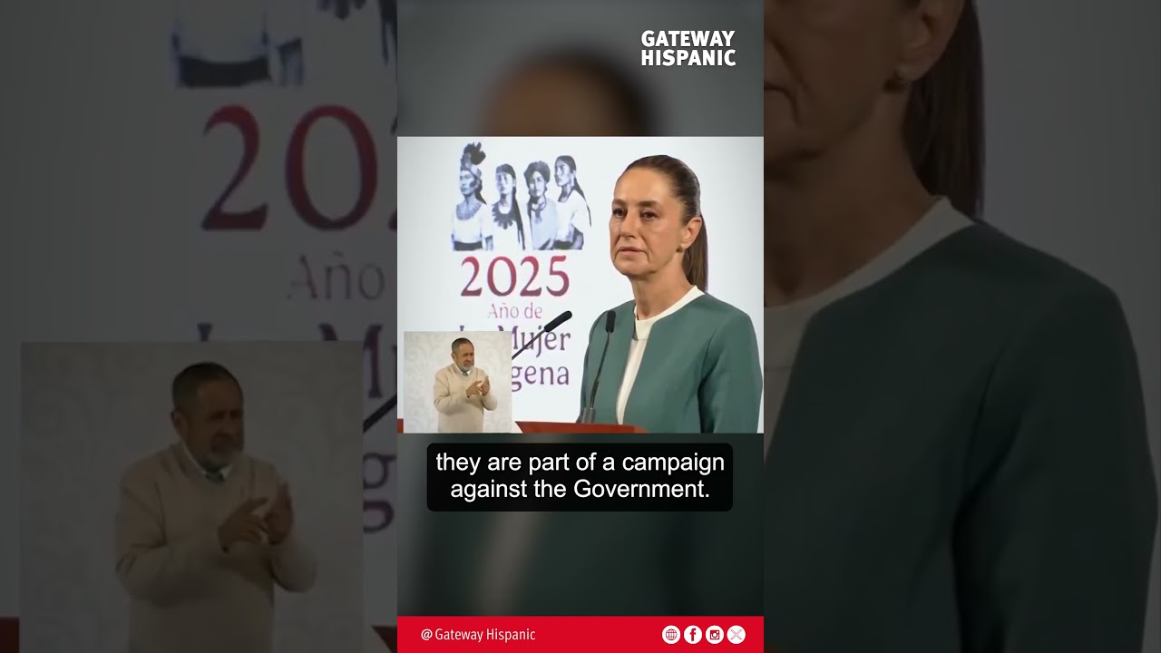 Claudia Sheinbaum acusa a las manifestantes por los desaparecidos de ser 'calderonistas hipócritas'