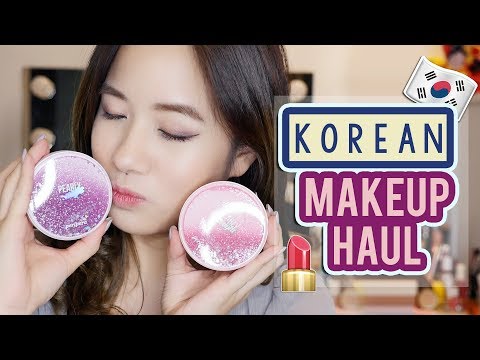KOREAN MAKEUP HAUL--平價韓國藥妝店化妝!