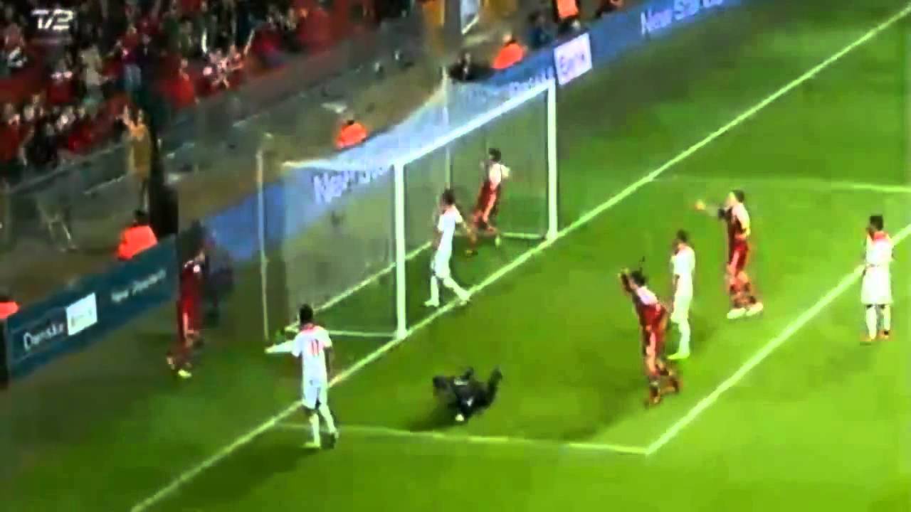Denmark 3 vs Malta 0 Goal Bjelland - Mundial 2014 - ????????? 3 - 0 ????? - ???????