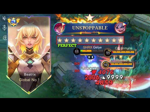 BEATRIX 98% WINRATE SECRET TRICK FULL TUTORIAL!!(Auto Winstreak) -MLBB