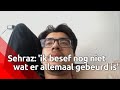Sehraz vertelt via Skype hoe het met hem gaat.