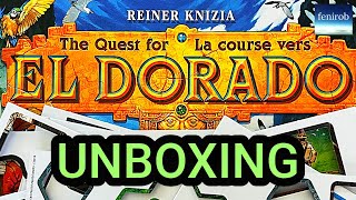 The Quest For Eldorado Board Game | Unboxing (No Talking)