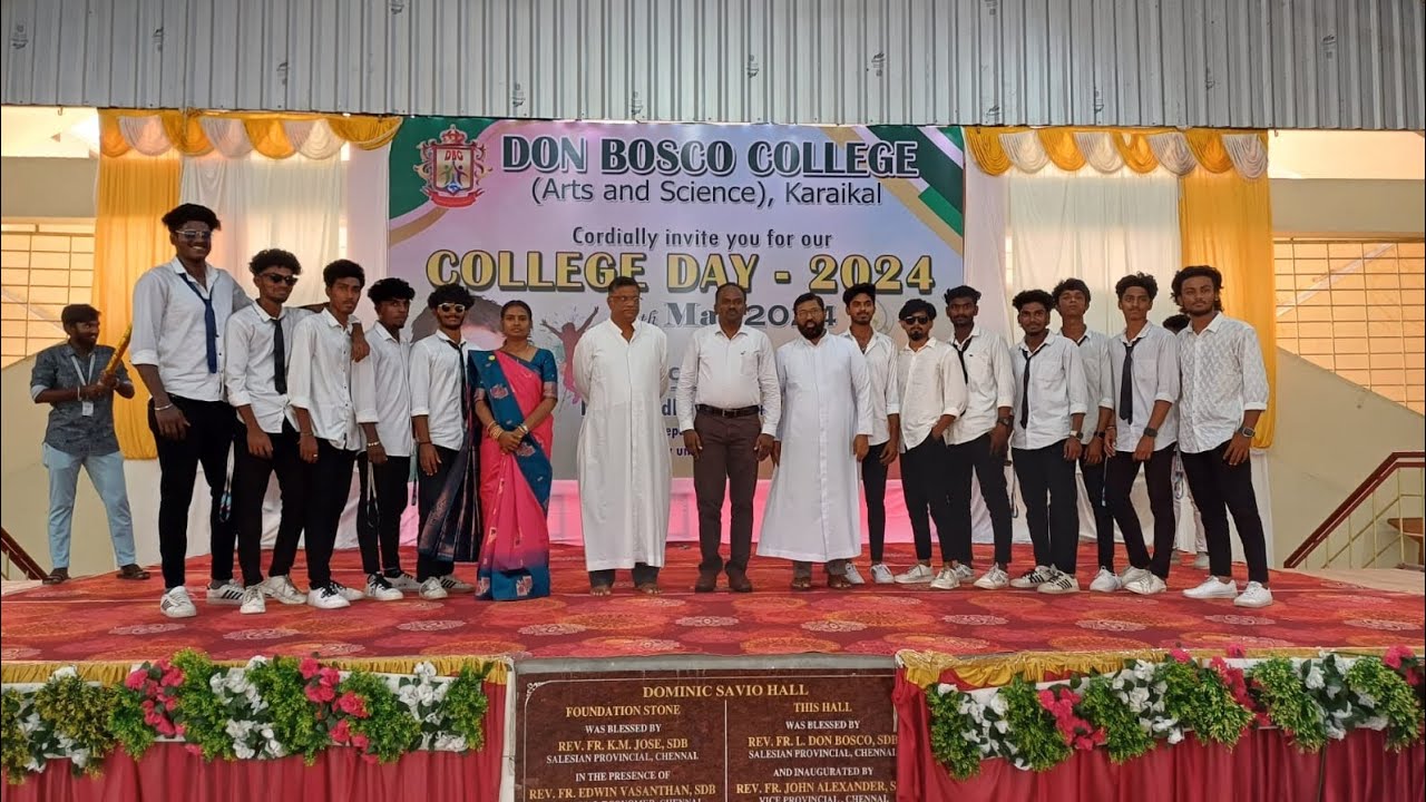 Don Bosco College, Karaikal, Annual Day Celebration May-2024 Boys Dance