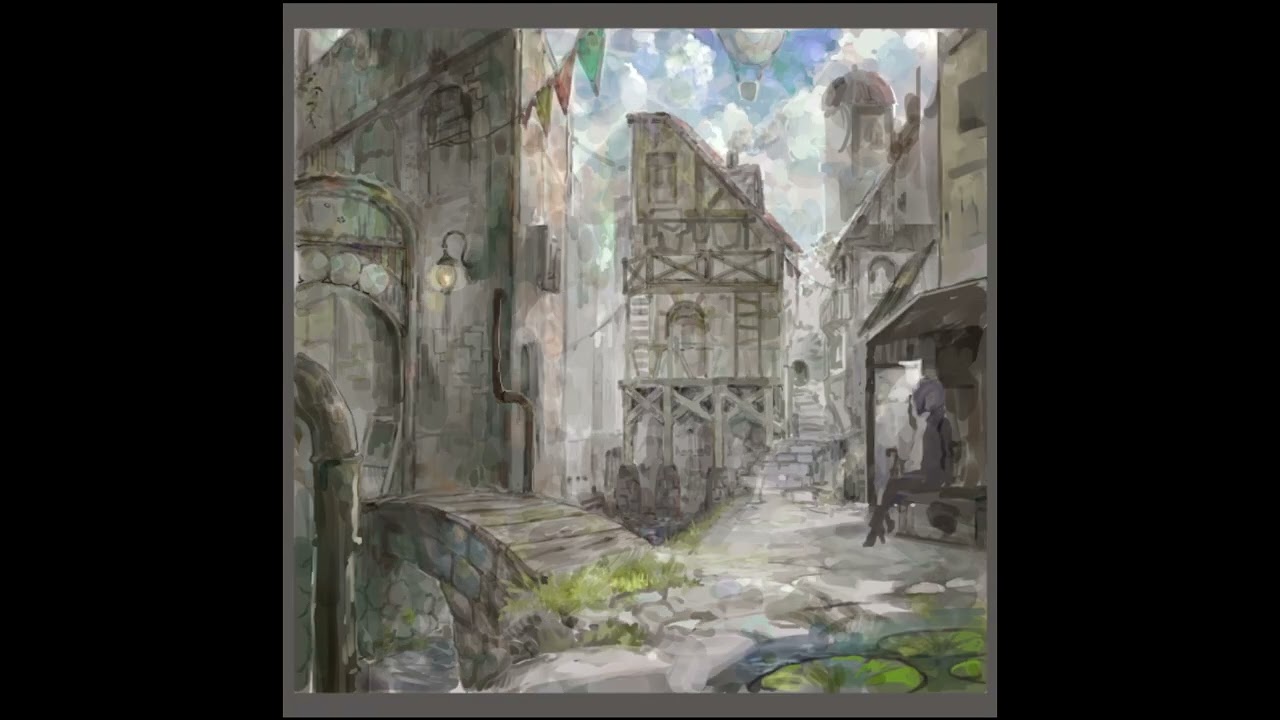 イラスト過程 自作BGM