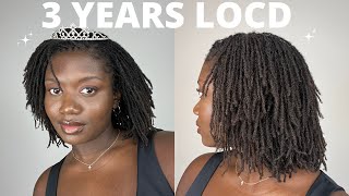 3 YEAR MICROLOCS UPDATE!!! Length Check, Changing my Rotation, Dyeing my Locs