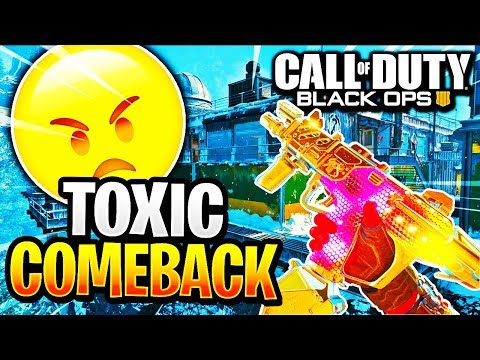 INSANE COMEBACK BY TOXIC PLAYER AGAINST TRYHARDS 😬 "ME" (BLACK OPS 4)