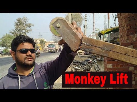 , title : 'How to Make Monkey Crane Lift - Build Material Lifting Machine for Building Construction'