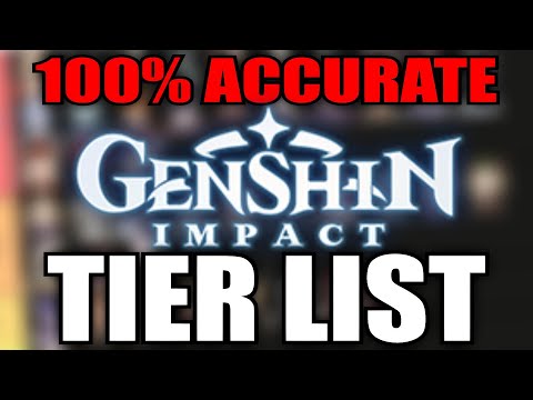 The ONLY 100% ACCURATE Genshin impact tier list for 2.6!!!