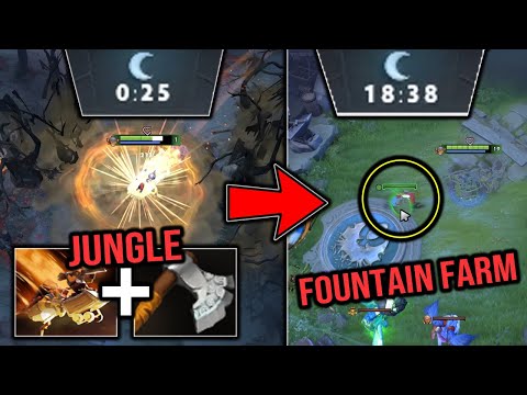 Wait What!! Techies Mid But Jungle --- WTF Insane Strats 18Mins Farm Hero in Fountain