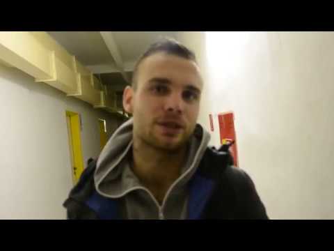 Erik Ľupták (Futsal klub Lučenec) po zápase Lučenca s Martinom