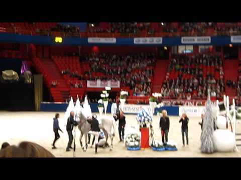Carolina Gynning & Malin Baryard i Stjärnstaffetten -  Globen 2010