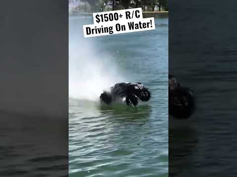 R/C Truck Drives & Jumps On Water!