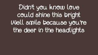 Owl City- Deer In the Headlights Lyrics Video