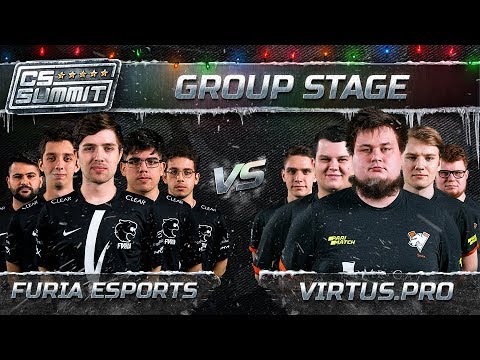 FURIA vs Virtus.pro, Map 1 Mirage - cs_summit 5: Group Stage - FURIA Esports vs VP