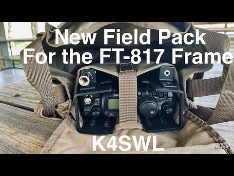 FT-817ND & Armoloq Pack Frame: POTA test of my new CP Gear Tactical Aircrew/Pubs Bag field kit!