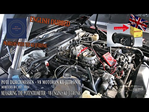 DIY - Mercedes Potentiometer KE-Jetronic model R107 W126 C126 V8 cylinder engines measure-read
