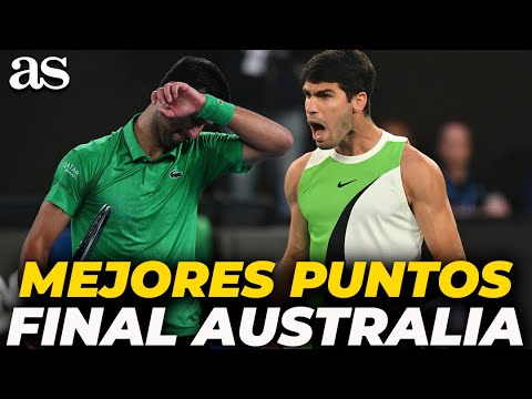 CARLOS ALCARAZ vs NOVAK DJOKOVIC | RESUMEN y MEJORES PUNTOS del AUSTRALIAN OPEN