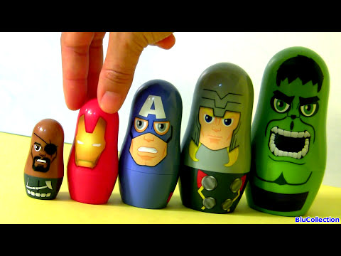 Marvel the Avengers Stacking Cups Nesting Toys Surprise