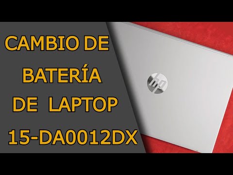 Como cambiar la batería interna de laptop HP 15-da0012dx. (Disassembly HP 15 da0009la)
