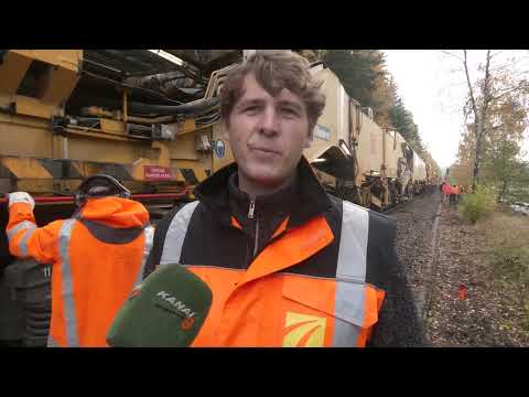 Railway renovation between Freiberg and Holzhau