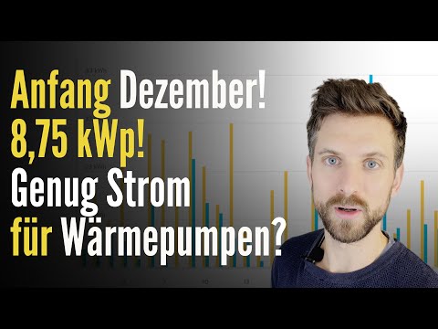 8.75 kWp photovoltaics with storage in December - What do I think about heat pumps with PV in win...