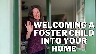 Foster parent welcome a new child into their home. #welcomehome #fosterchild #fostercare