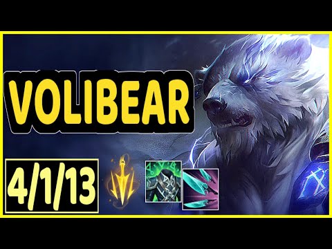 VOLIBEAR VS GRAVES - 4/1/13 KDA JUNGLE GAMEPLAY