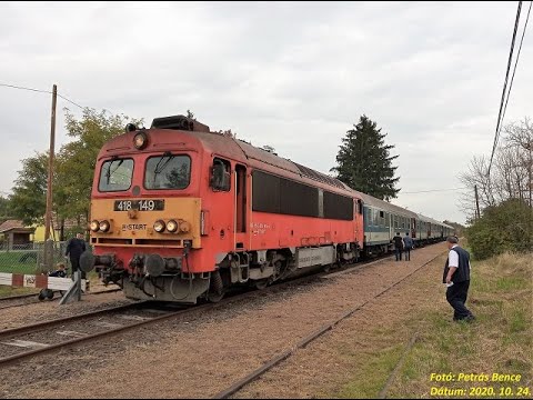 III. Emlékvonatozás a Balatonszentgyörgy - Somogyszob vasútvonalon, 2020. 10. 24. [FULL HD]
