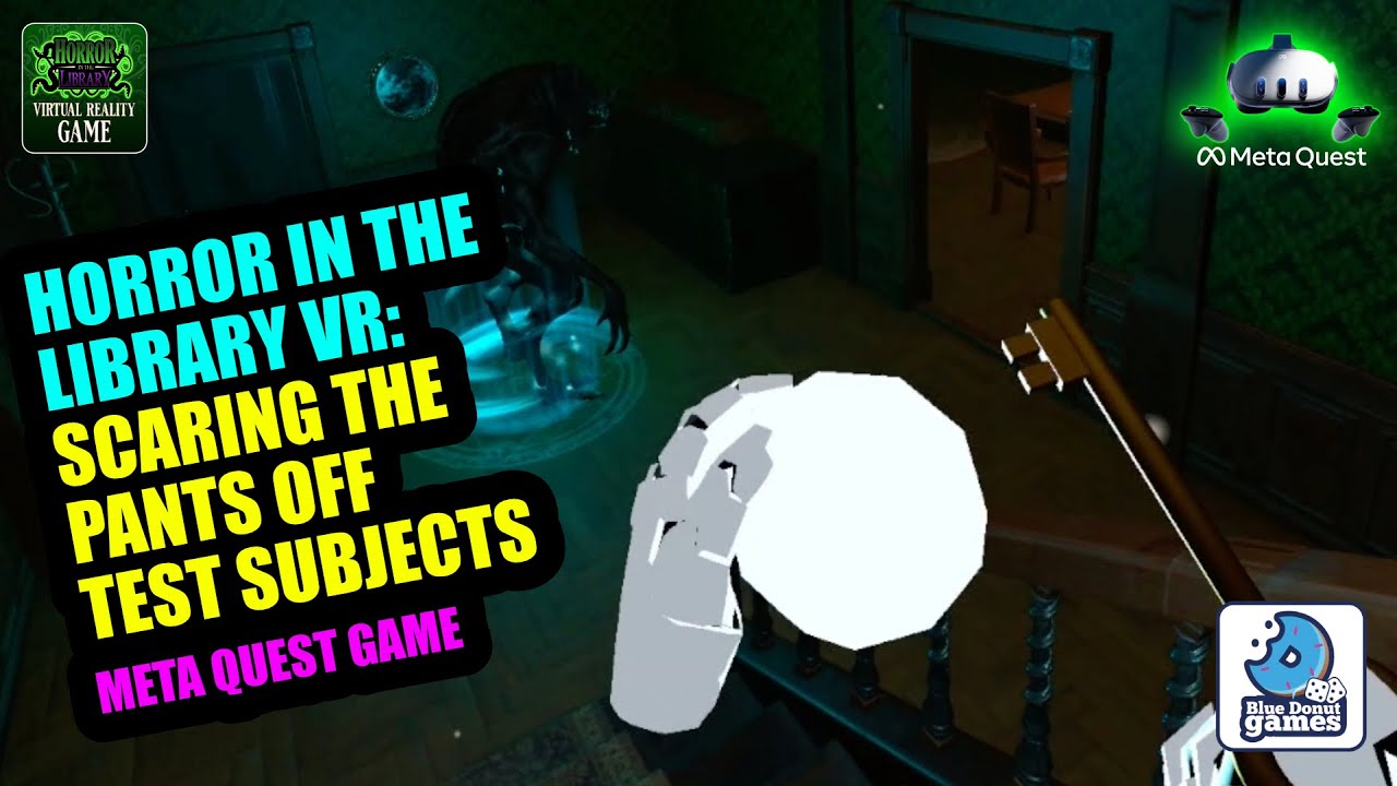 Horror in the Library VR Game: Development Demo Game thumbnail