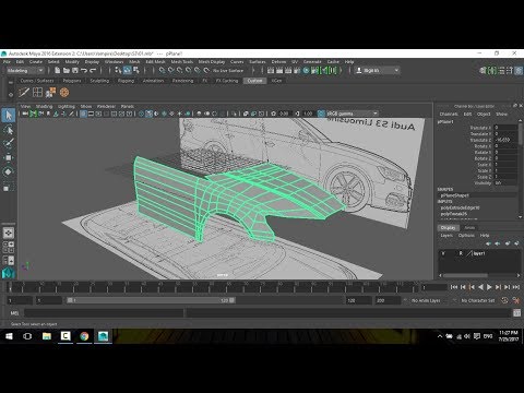 Maya car modeling - modeling audi s3- part 1