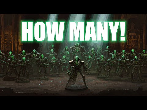 Necron Army Showcase 2026 😃 A Custom Unit At Last